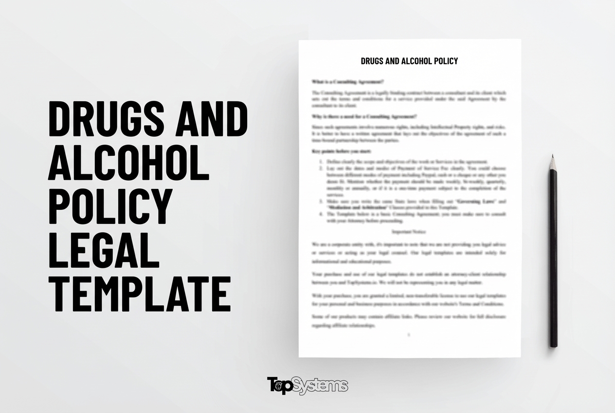 Drugs and Alcohol Policy