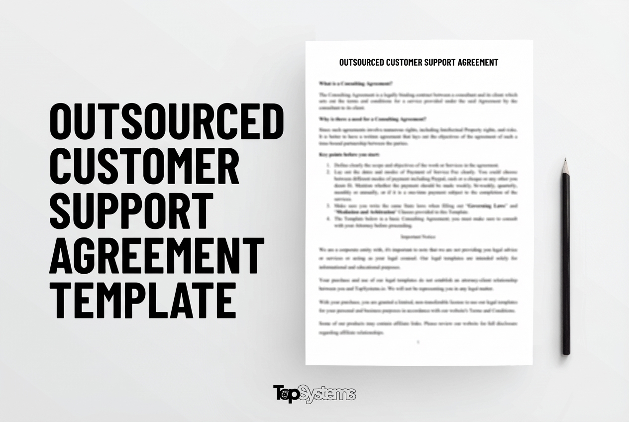 Outsourced Customer Support Agreement
