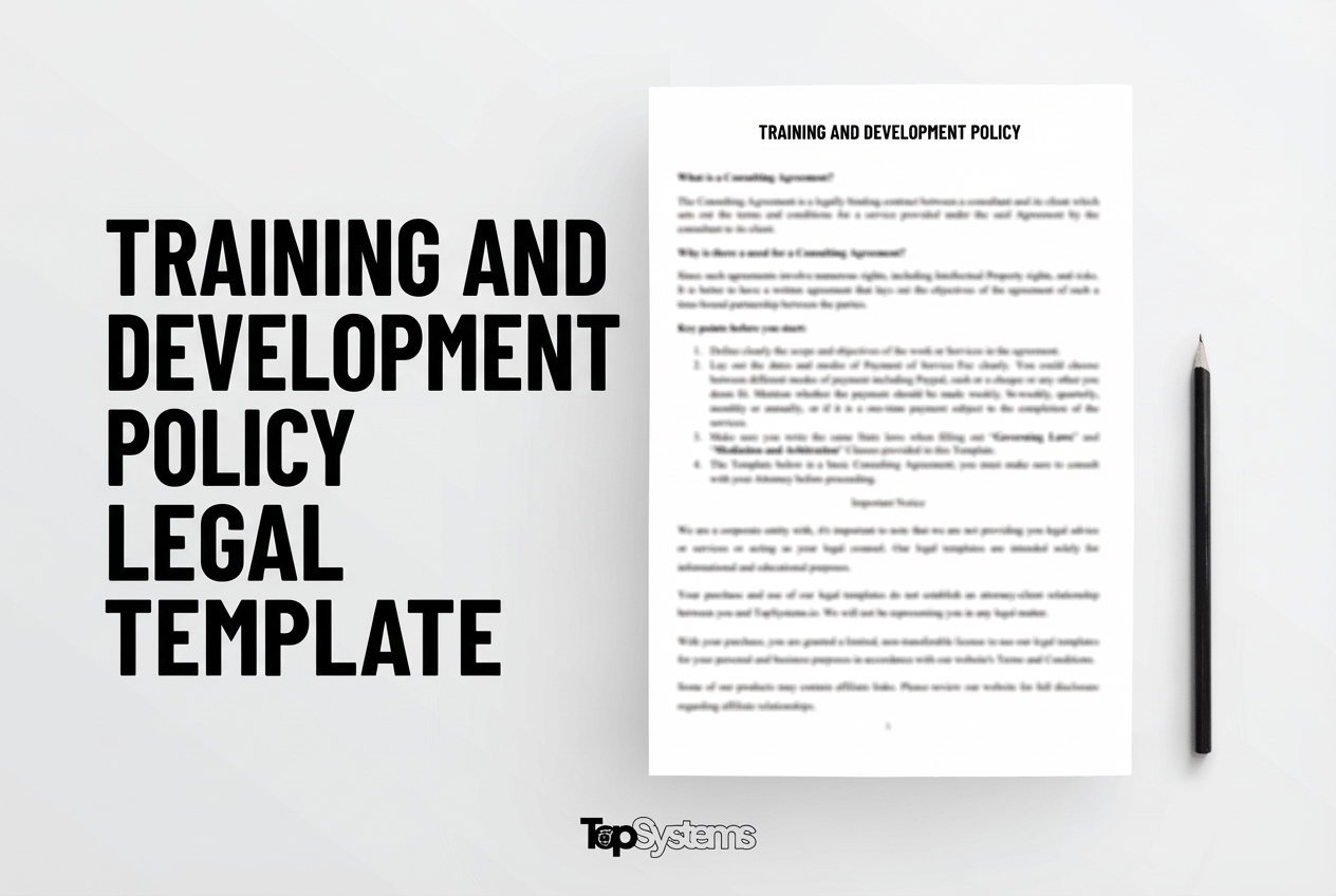 Training and Development Policy