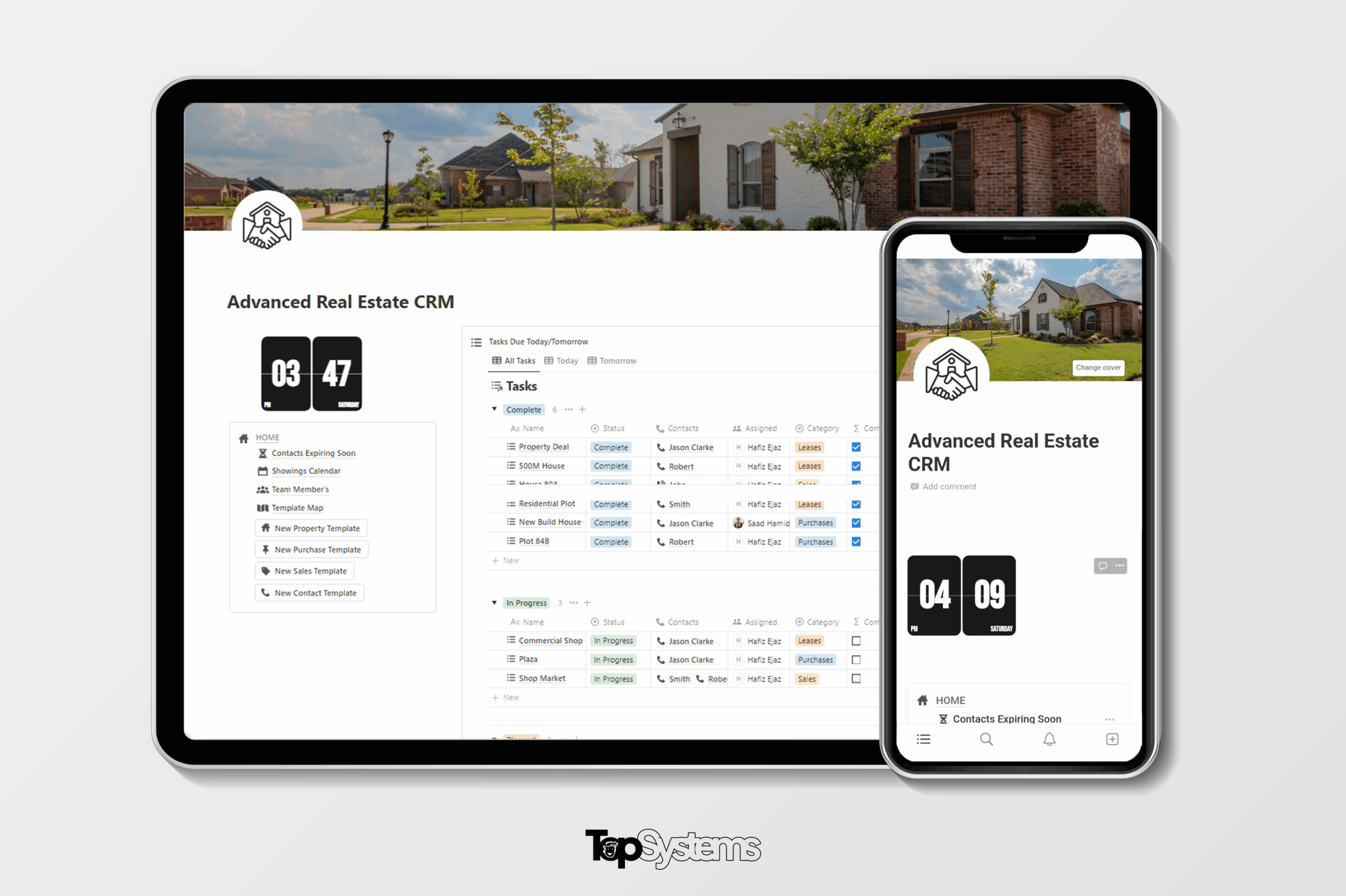 Advance Real Estate CRM Notion Template