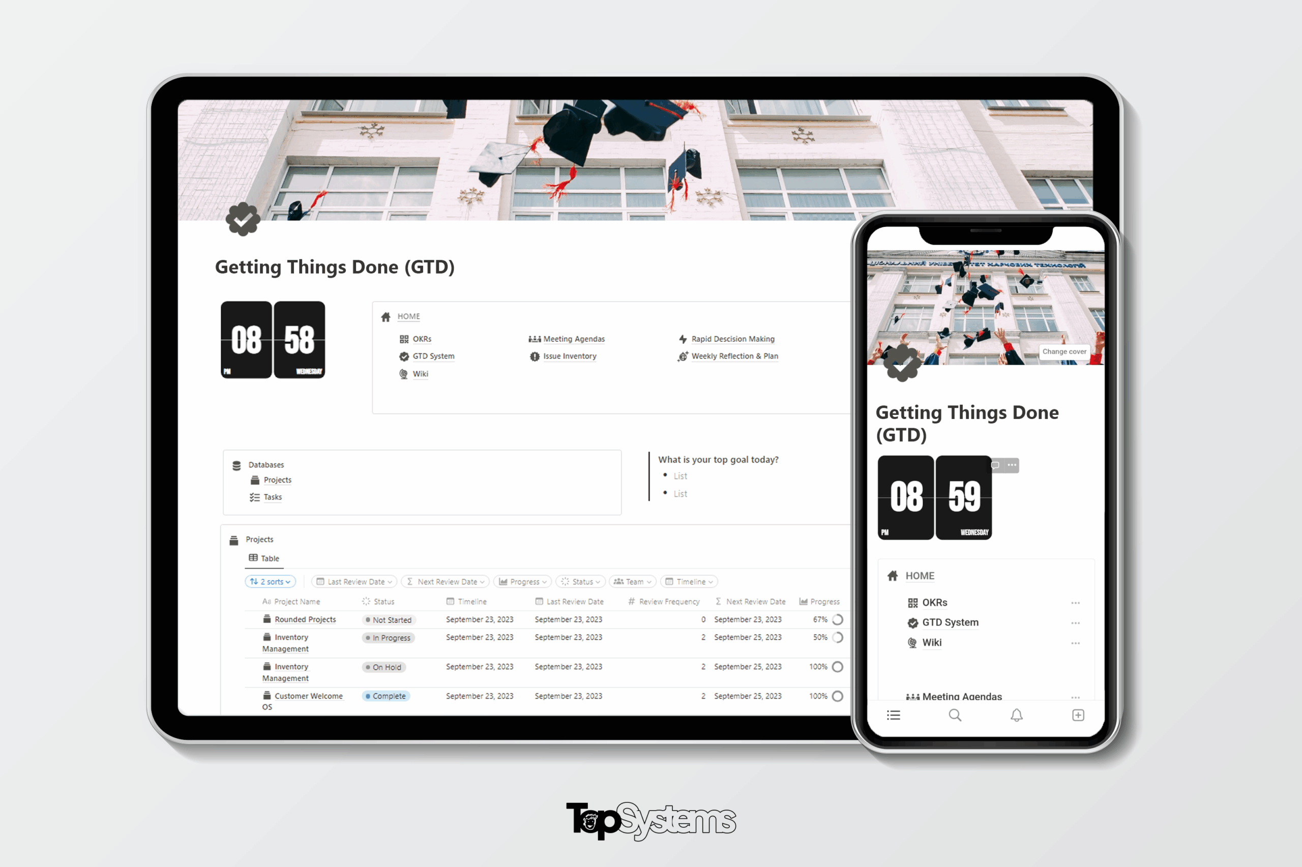 Getting Things Done Notion Template