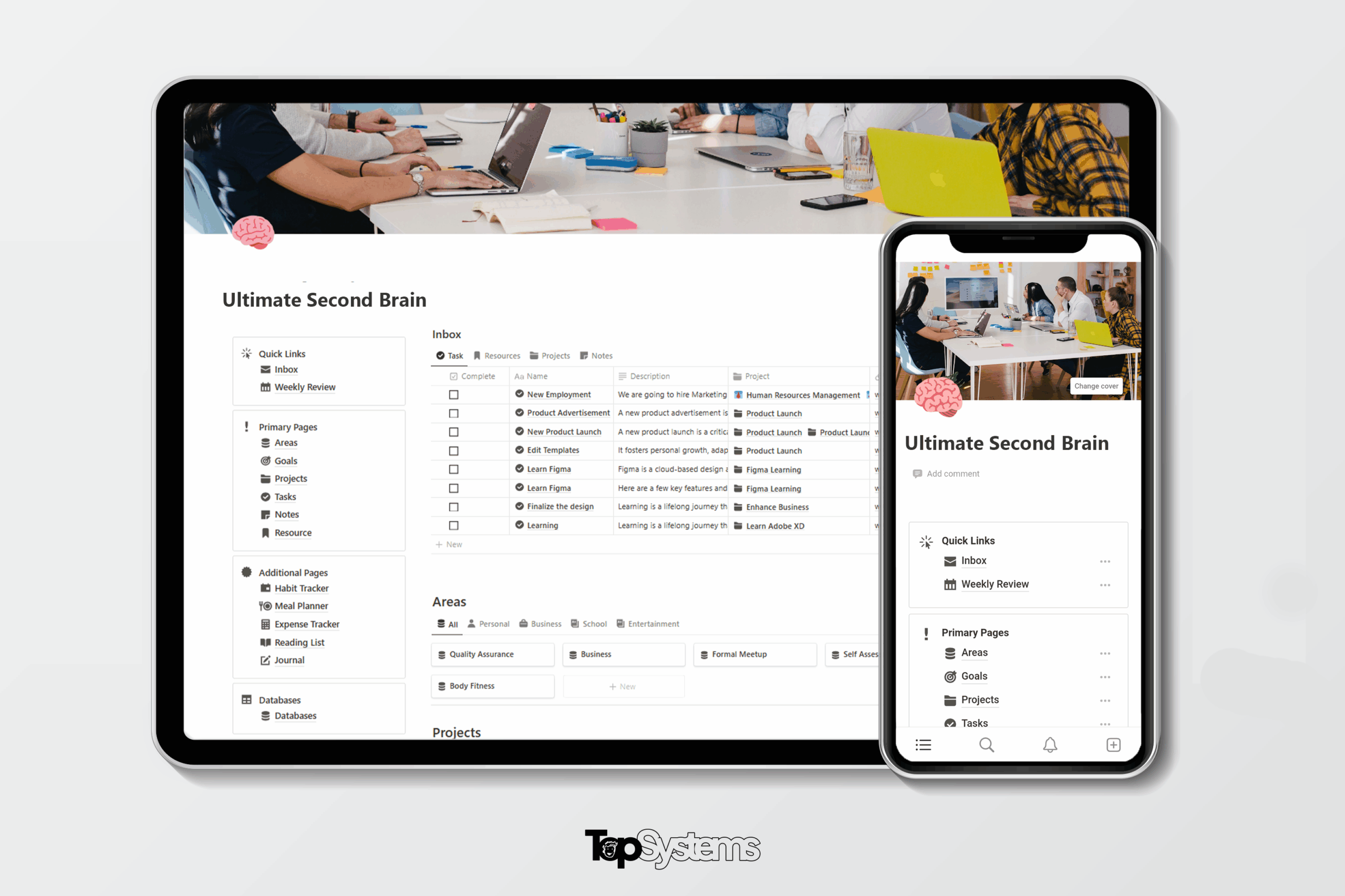 Ultimate Second Brain Notion Template
